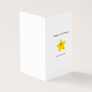 Você é um cartão de aniversário estrela