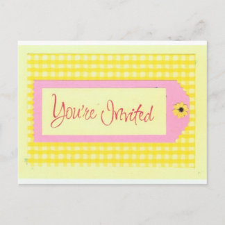 Você é um cartão postal convidado