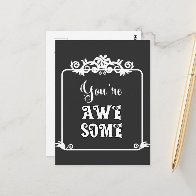 Você é um Cartão Postal de Sinal Incrível (Frente/Verso In Situ)