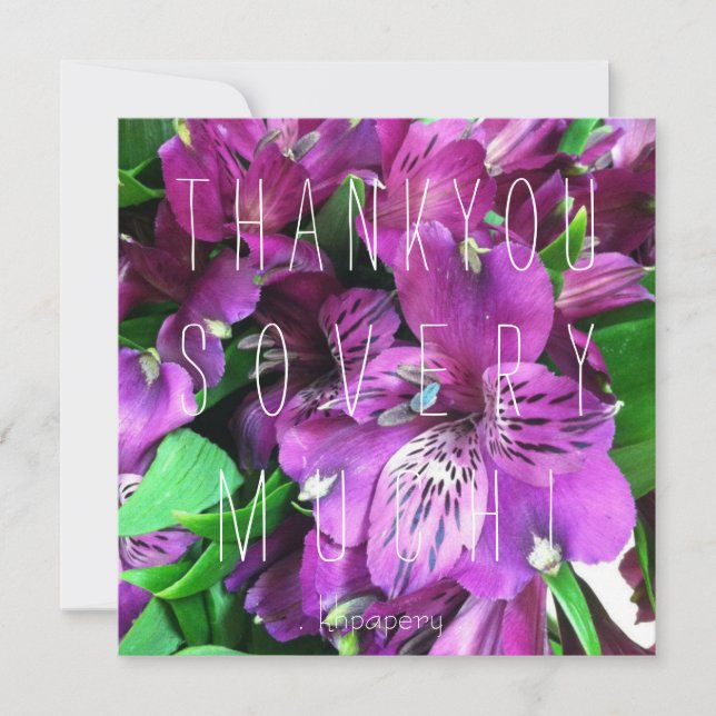 Você é um pêssego! Cartões de agradecimentos (Frente)