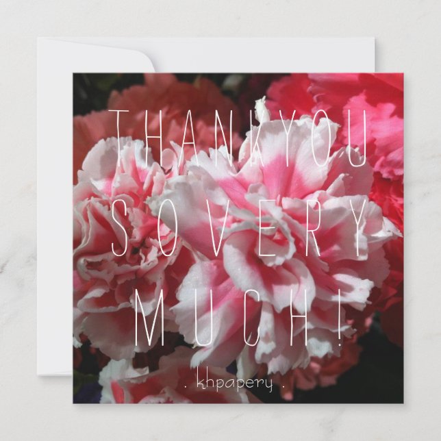 Você é um pêssego! Cartões de agradecimentos (Frente)