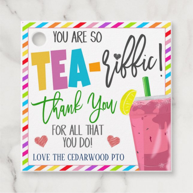 Você é um riffic de TEA! Etiqueta de Apreciação (Frente)