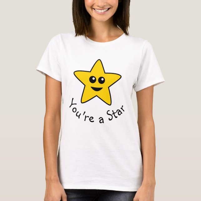 Você é um t-shirt da estrela (Frente)