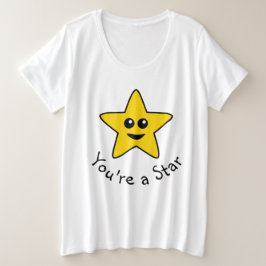 Você é uma estrela com tamanho de T-Shirt