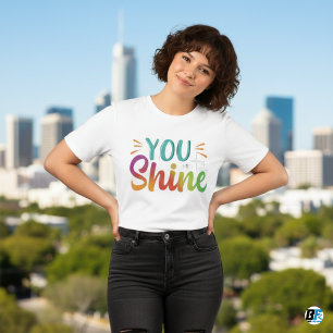 Você ensina camiseta Design atrativa feminina