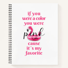 Você era rosa - Notebook