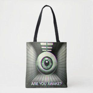 👁️ "Você Está Acordado?" Bag Tote 👁️