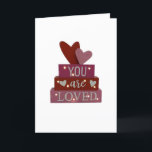 **VOCÊ ESTÁ AMADO*** CARTÃO DE NATAL ROMÂNTICO<br><div class="desc">OBRIGADO POR PASSAR POR UM DOS MEUS 8 ARMAZÉNS!!!!!</div>