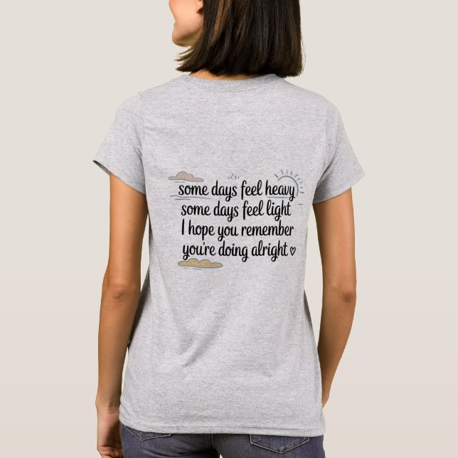 Você Está Bem Camiseta Conforto (Verso)