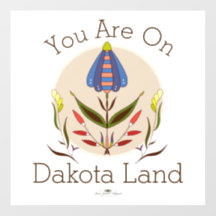 Você Está Em Dakota Land Window Cling
