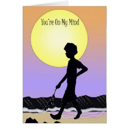 Você está em meu cartão da mente