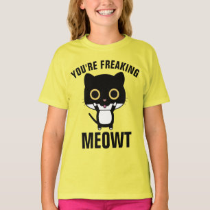 VOCÊ ESTÁ ENGANANDO MEOWT, T-shirts de Gato Engraç