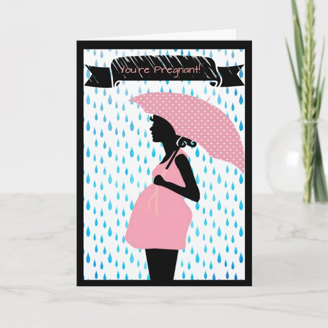 Você está grávida! Cartão (Frente)