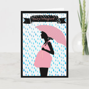 Você está grávida! Cartão