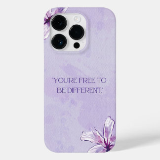 Você está livre para ser diferente de Artsy Roxo