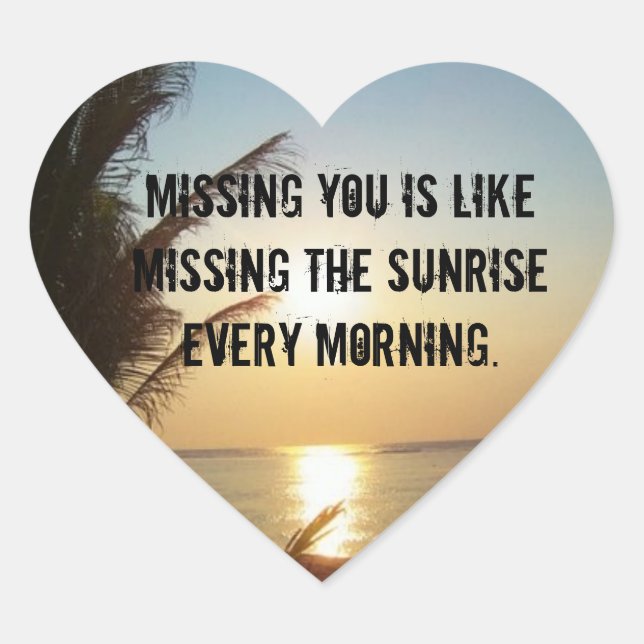 Você está perdido é como um adesivo cardíaco (Frente)