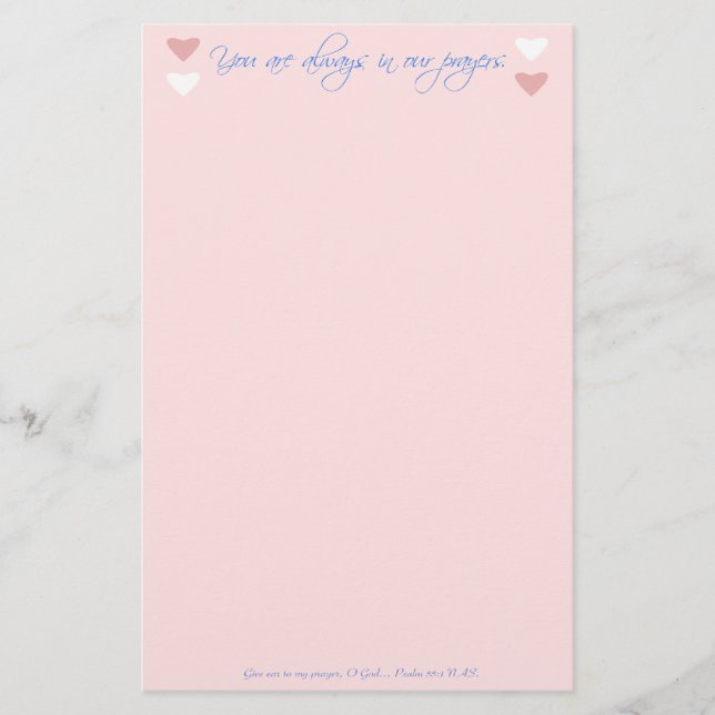 Você está sempre em nossos artigos de papelaria (Frente)