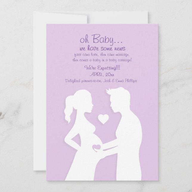 Você + Eu = Três Anúncios de Gravidez (Frente)