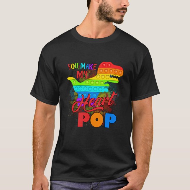 Você Faz A Minha Camisa De Dinossauro Pop, Pop (Frente)