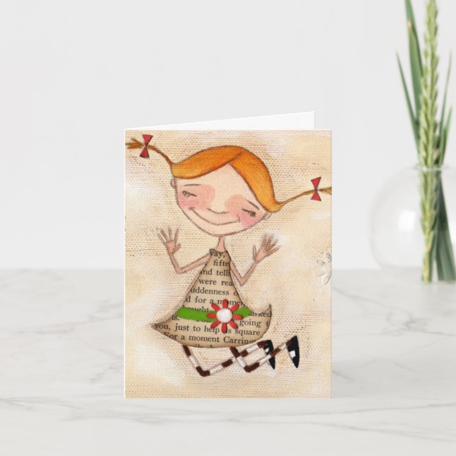 Você faz-me feliz - cartão de nota (Frente)