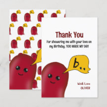 Você Fez o Meu Dia Cartão de Agradecimento de Aniv