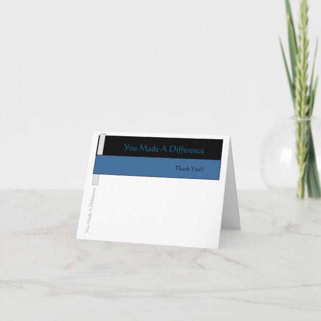 Você Fez Um Cartão De Nota Diferente (Frente)