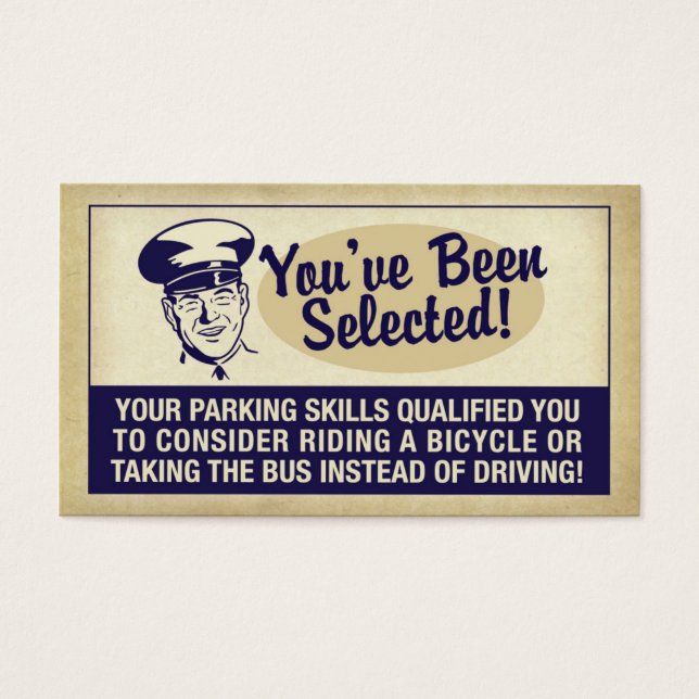 Você foi selecionado! (Frente)