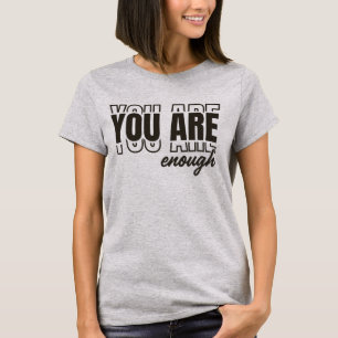 Você já chega de camiseta de estilo minimalista fe