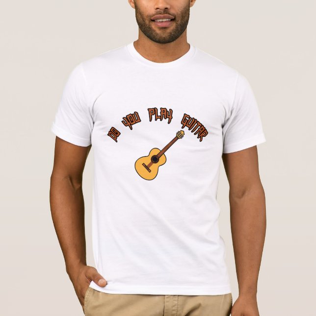 VOCÊ JOGA T-shirt GUITAR? (Frente)