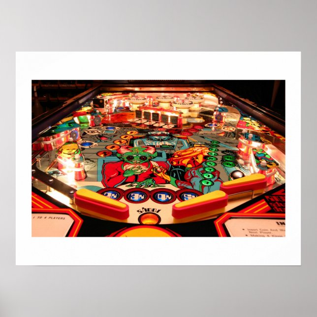 Você lida com poster de pinball (Frente)
