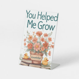 Você Me Ajudou A Crescer - Presente De Professora