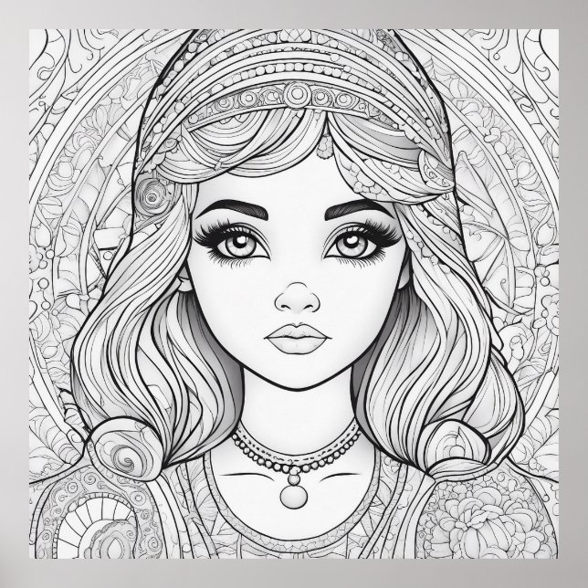 Você Me Coloriu Bonito- Poster (Frente)