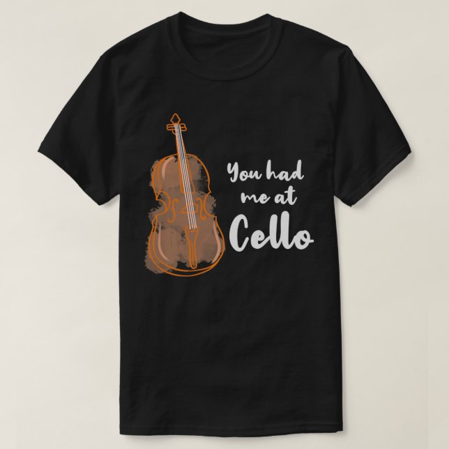 Você Me Teve No Cello Pullover (Frente do Design)