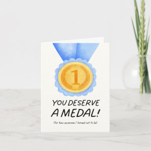 Você Merece uma Medalha Cartão para Mamãe