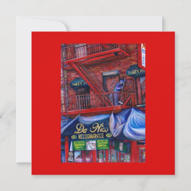 Você não ama Pintura Vermelha? Nova Iorque, Nova I (Frente)