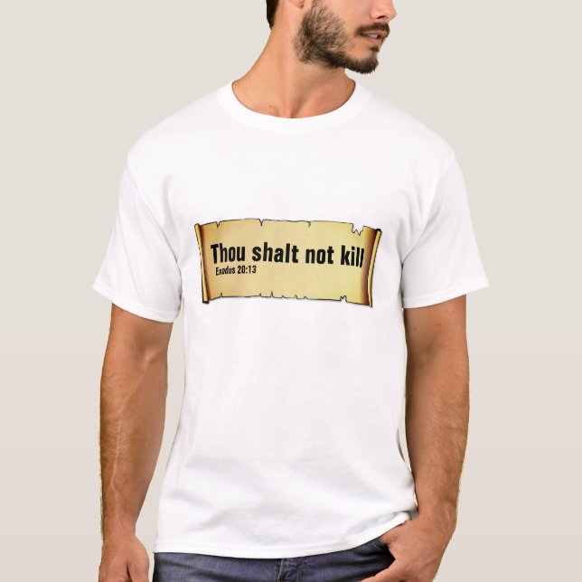 Você não deve - rolar (luz) T-Shirt (Frente)
