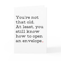 Você não é aquele velho cartão de aniversário engr