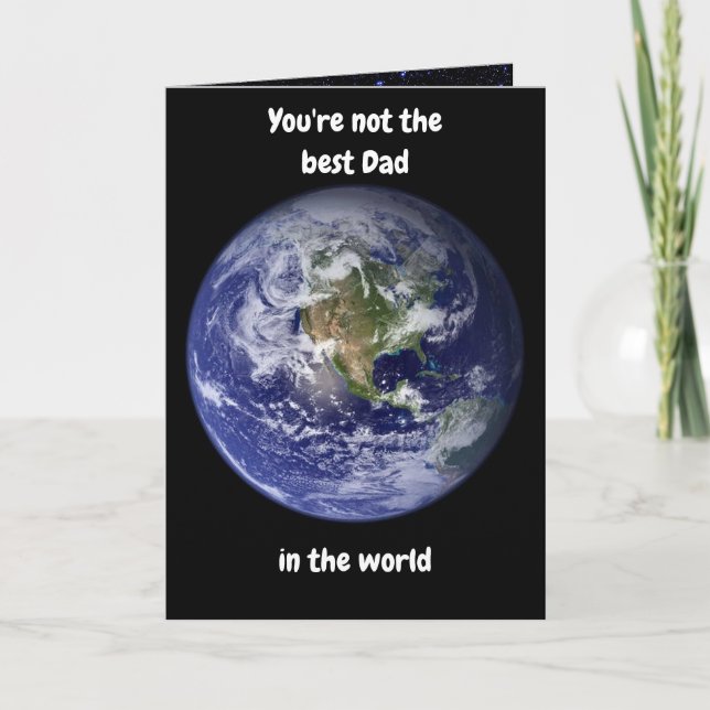 Você não é o melhor Pai. Cartão (Frente)