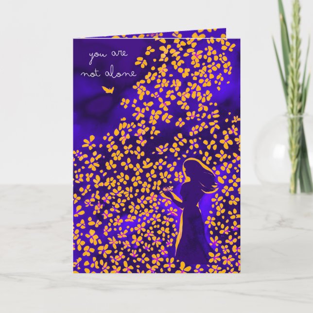 Você Não Está Só - Um Cartão de Fé (Frente)