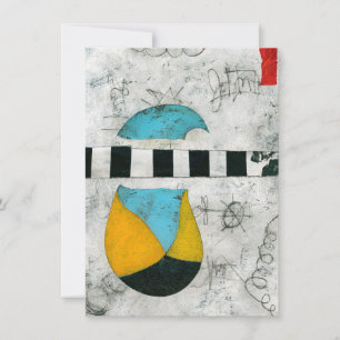 Você não me conhece com um cartão de saudação