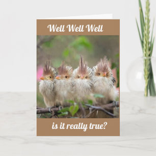 VOCÊ NÃO OLHA UM DIA SOBRE "49" 50º CARTÃO DE ANIV