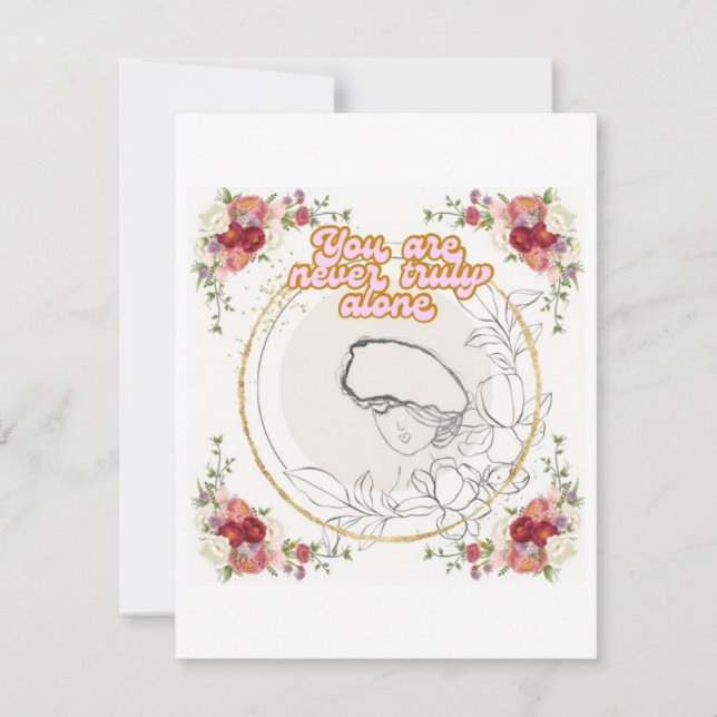 Você Nunca É Verdadeiramente Um Cartão Simples (Frente)