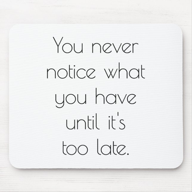 Você Nunca Nota o Mousepad (Frente)