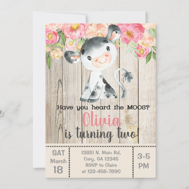 Você ouviu o convite da vaca de mel? (Frente)