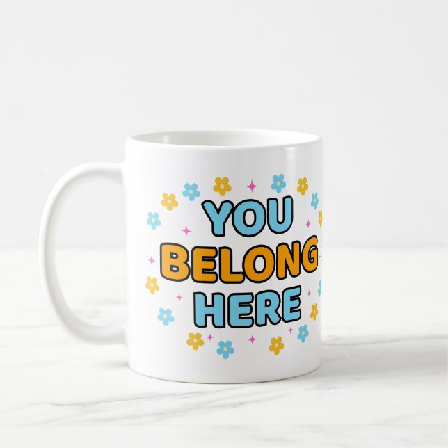 Você Pertence Aqui - Caneca de Café (Esquerda)
