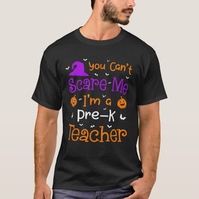 Você Pode Me Assustar Camisa Engraçada Antes do Pr (Frente)