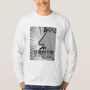 Você Pode Me Ouvir Agora Camisa De Leve Longa Em E