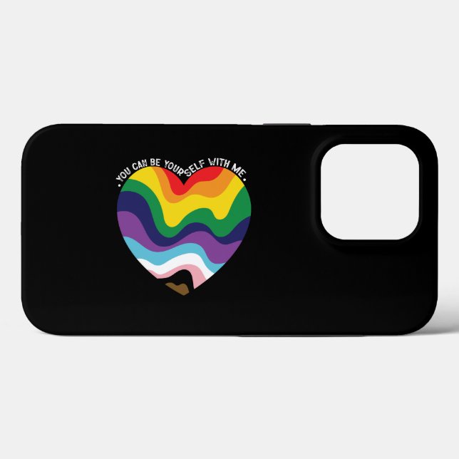 Você Pode Ser Você Mesmo Comigo LGBT Transgênero G (Verso (horizontal))