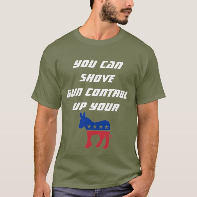VOCÊ PODE T-SHIRT DO CONTROLO DE ARMAS DO EMPURRÃO (Frente)