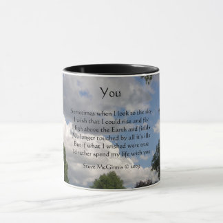 Você poema, caneca da campainha